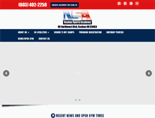 Tablet Screenshot of nashuasportsacademy.com